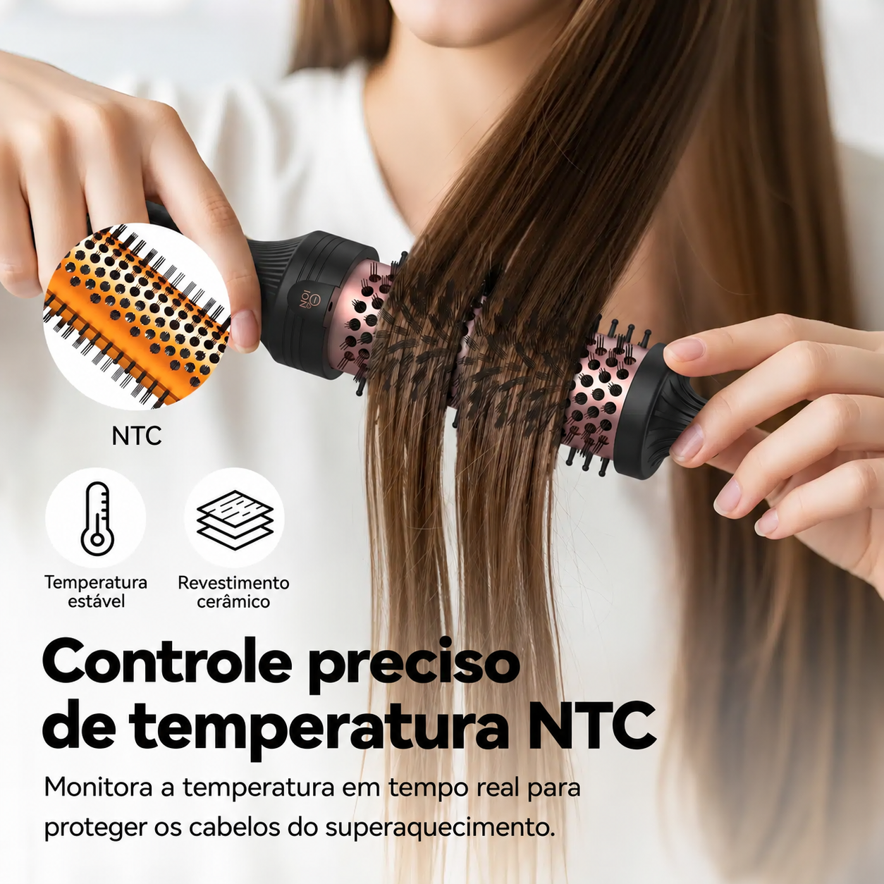 Controle de temperatura NTC e revestimento cerâmico